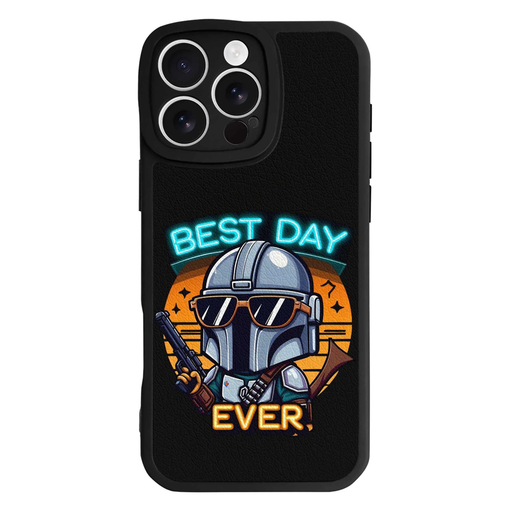 （画像用） スター・ウォーズ Star Wars 【iPhone 16シリーズ対応】シリコンスマホケース（レザー調） 材質：シリコン